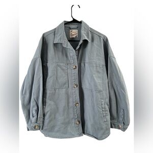Stoosh vintage denim blue jean button down jacket